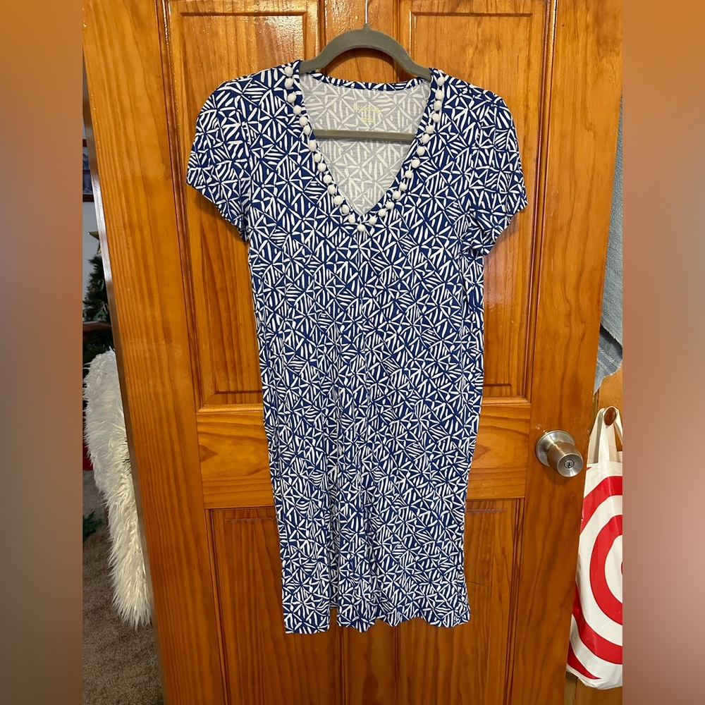 Lily Pulitzer Pom Pom v neck dress